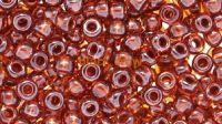 sparkle transparant  koper/amber maat 8